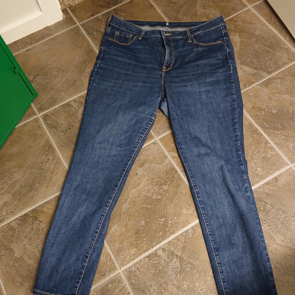 High rise jeans